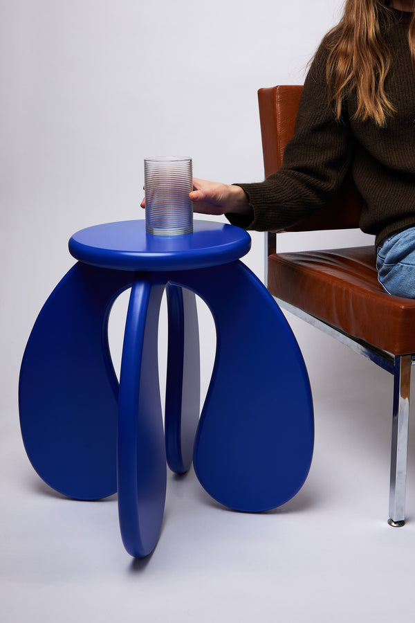 SPACE Side Table in Electric Blue