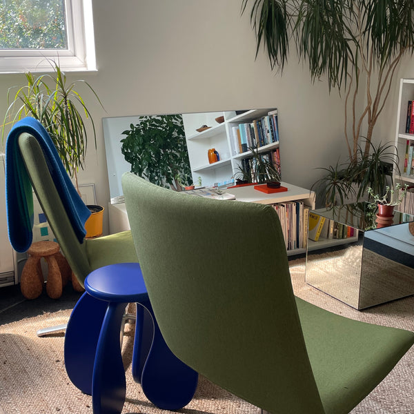 SPACE Side Table in Electric Blue