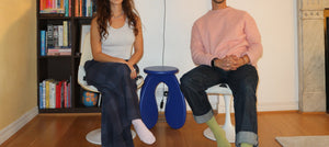 SPACE Side Table in Electric Blue