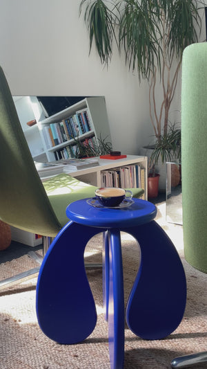 SPACE Side Table in Electric Blue