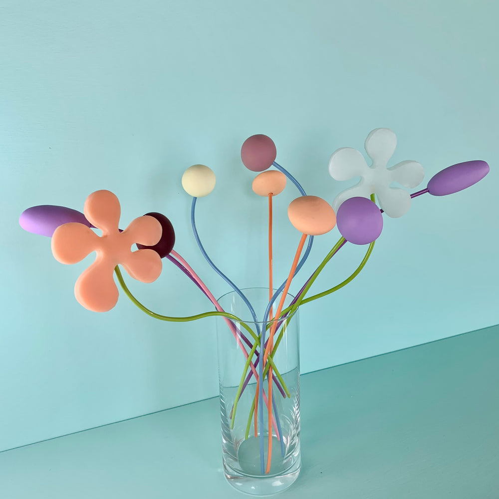 Pastel Wire Flowers