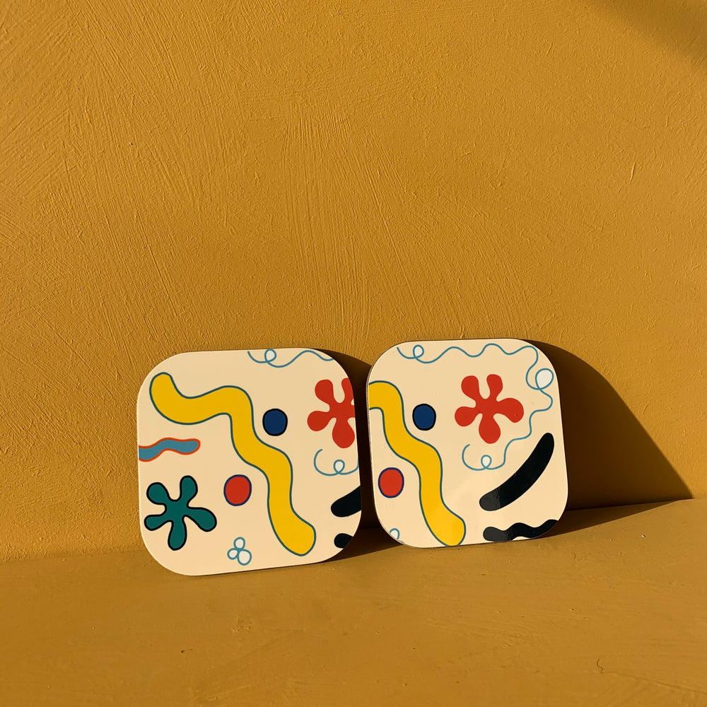 Squiggle Coasters